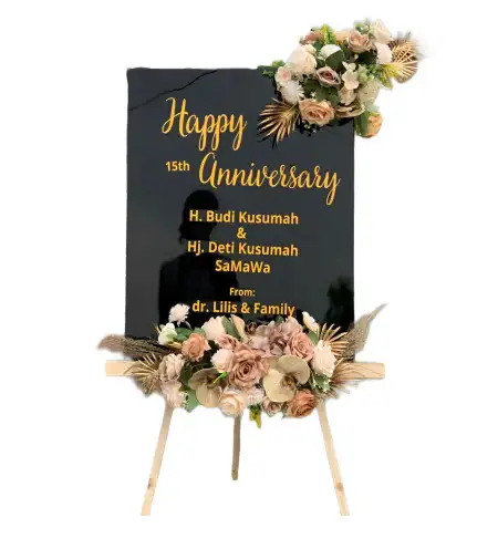 Papan Bunga Akrilik isola